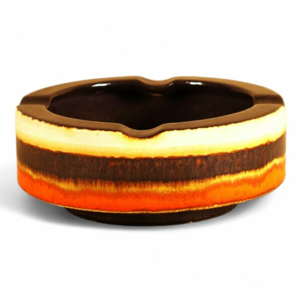 SOLD   Vintage Circular Ceramic Pottery Cigar Ashtray - Image 3