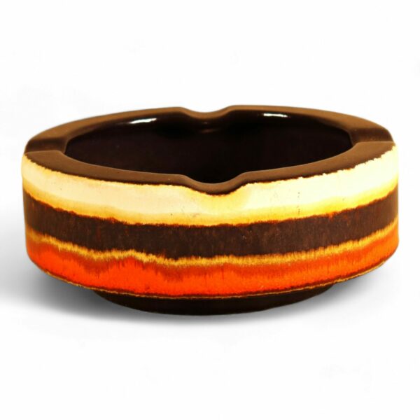SOLD   Vintage Circular Ceramic Pottery Cigar Ashtray - Image 2