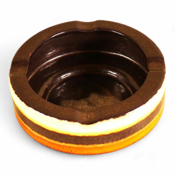 SOLD   Vintage Circular Ceramic Pottery Cigar Ashtray - Image 5