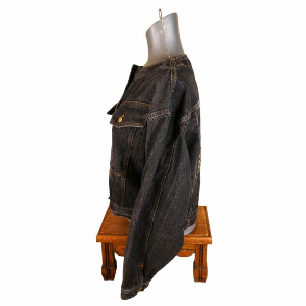 90's Kathleen Madden Black Jean Jacket - Image 3