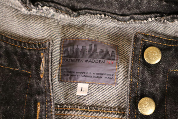 90's Kathleen Madden Black Jean Jacket - Image 7