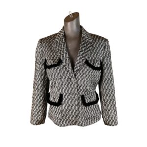 Mario Serrani Italy Tweed Blazer