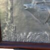 Vintage Silver Elk Plaque In A Solid Oak Frame - Image 3