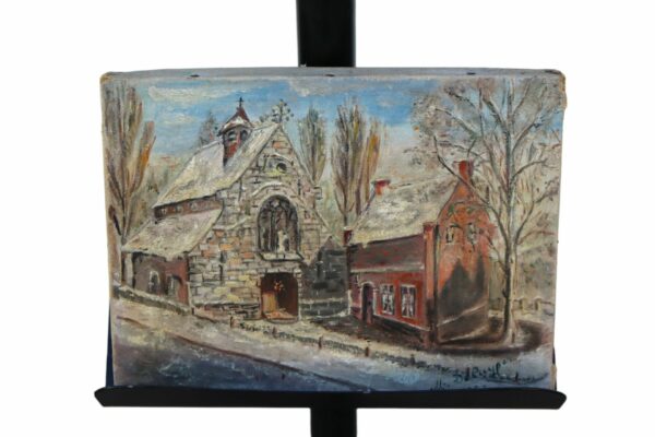 Vintage Signed With Year Still Life Oil Painting On Canvas