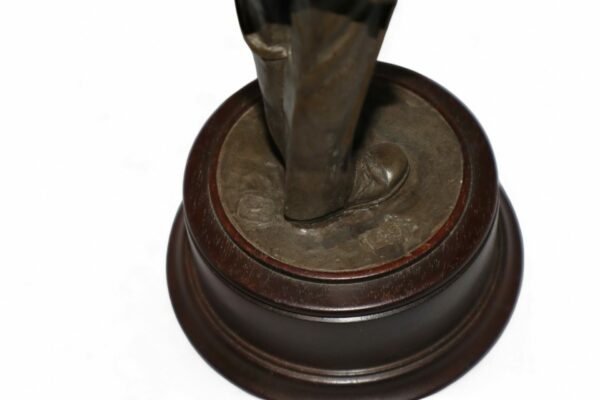 Cold-Cast Bronze Resin of a Military Figure with a Drum by Peter Hicks - Image 11