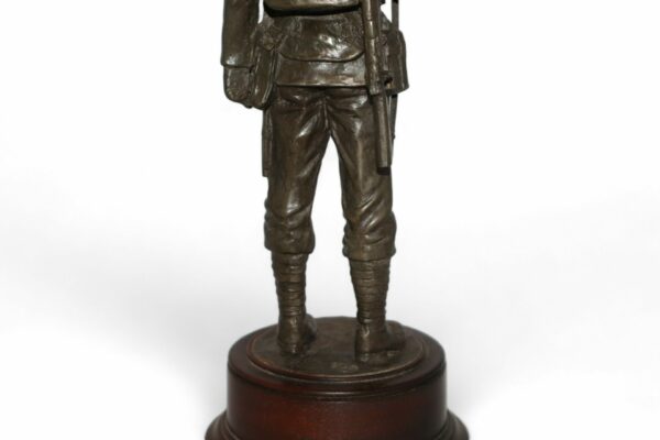 Cold Cast Bronze Resin of a WW1 British Soldier by Peter Hicks - Image 9