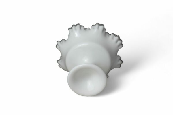 Vintage Fenton Silver Crest Milk Glass - Image 6