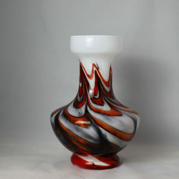 1970s Carlo Moretti Opaline Art Glass Vase - Image 7