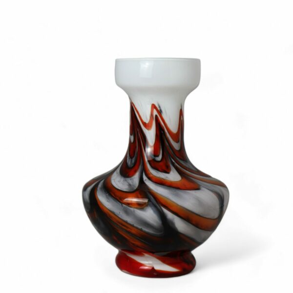 1970s Carlo Moretti Opaline Art Glass Vase - Image 4