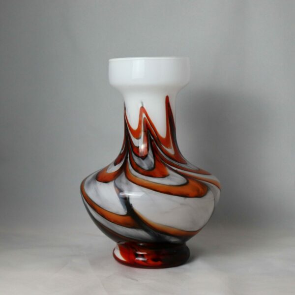 1970s Carlo Moretti Opaline Art Glass Vase - Image 6