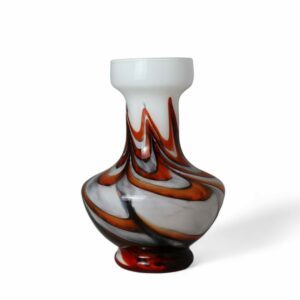 1970s Carlo Moretti Opaline Art Glass Vase