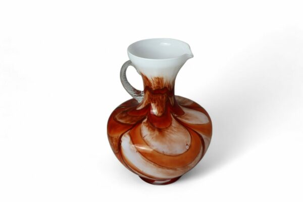 1970s Carlo Moretti Opaline Art Glass Jug - Image 2