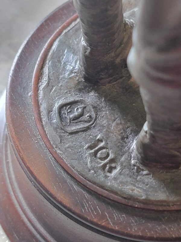 Cold Cast Bronze Resin of a WW1 British Soldier by Peter Hicks - Image 13