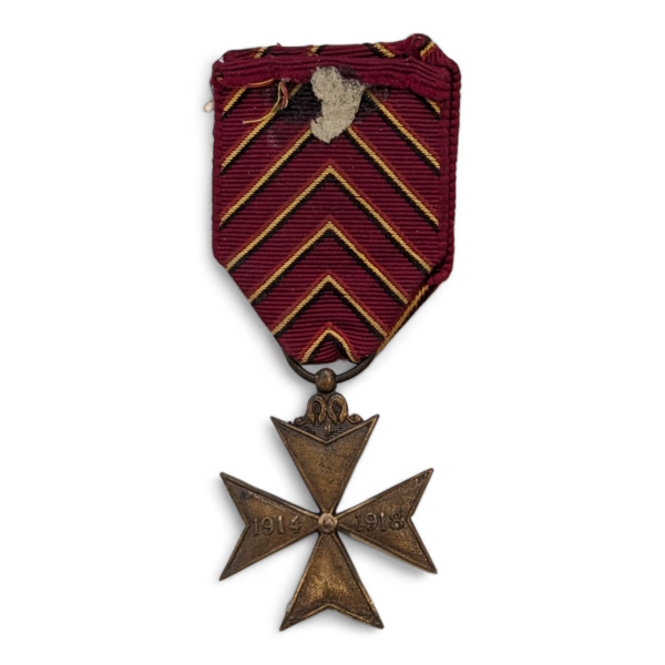 WW1 Belgium Bronze Cross 1914-1918 - Image 4