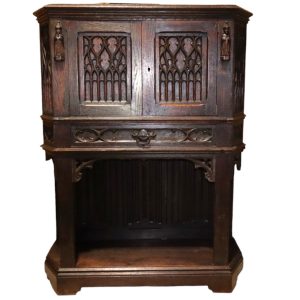 Gothic Style Sideboard Circa 1870s