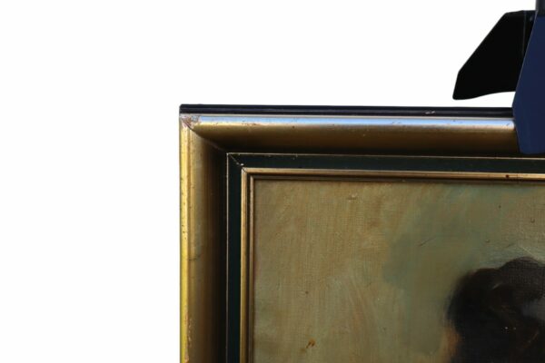 Vintage Oil Painting On Canvas - Image 6