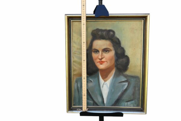Vintage Oil Painting On Canvas - Image 2
