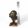 Art Deco Bronze Female Bust on a Marble Base - Image 5