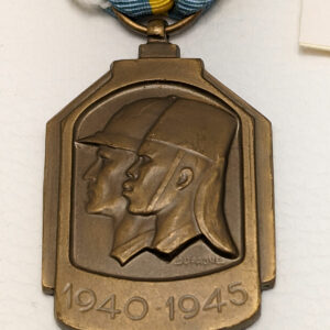 WW2 Belgium 1940-1945 Bronze African War Medal