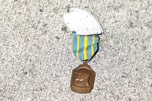 WW2 Belgium 1940-1945 Bronze African War Medal - Image 2