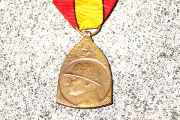 WW1 Belgium Commemorative Bronze War Medal