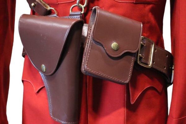 Original 1970s Royal Canadian Mounted Police R.C.M.P Red Serge Uniform with Holster and Handcuff Pouch - Image 10