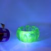 Antique Green Uranium Glass Salt Dish - Image 3