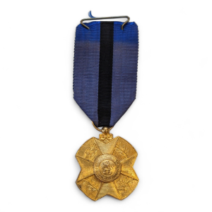 Original Belgian Medal, Order of Leopold II, Medal Gold, 1st class.