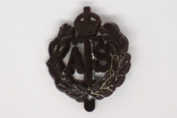 WW2 ATS Woman's Bakelite Cap Badge