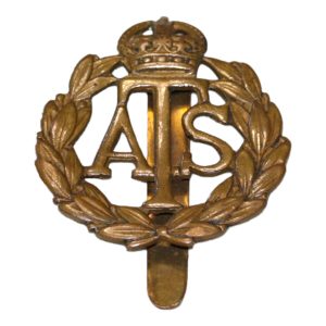 WW2 ATS Woman's Brass Cap Badge