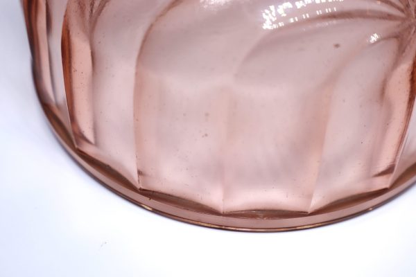 Vintage Art Deco Depression Glass cheese Platter with Dome “Made in France” - Image 8