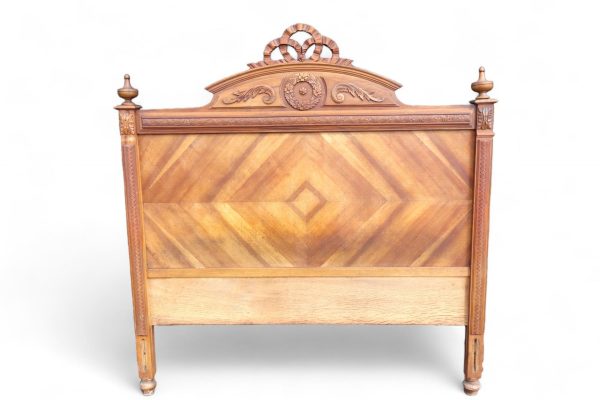 Antique French Oak Double Bed. - Image 6