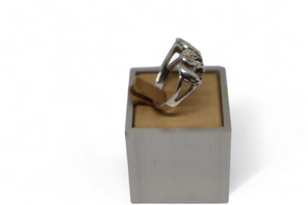Sterling Silver Ring of Two Elephants - Image 8