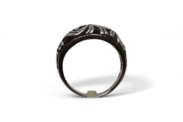 Sterling Silver Filigree Dome Ring - Image 3