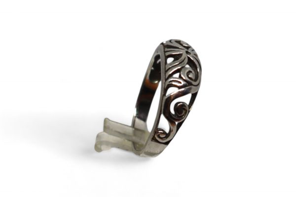 Sterling Silver Filigree Dome Ring - Image 2