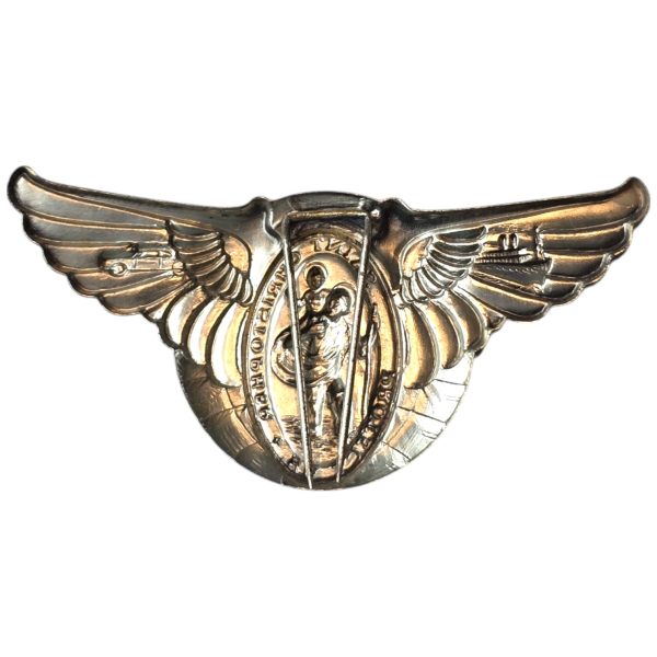 WW2 St. Christopher Zeppelin Visor Pin - Image 3