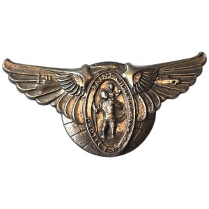 WW2 St. Christopher Zeppelin Visor Pin