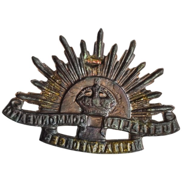 WW1 Australian Commonwealth Military Force Cape Badge - Image 2