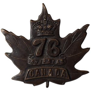 WW1 Canadian CEF 76th Battalion Cap Badge