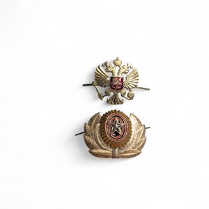 Russia Federation Cockade Hat Badge, Two in a Lot